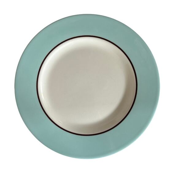 Pagnossin Ironstone Tiffany Blue Italy Treviso 8 inch Plate - Picture 1 of 6